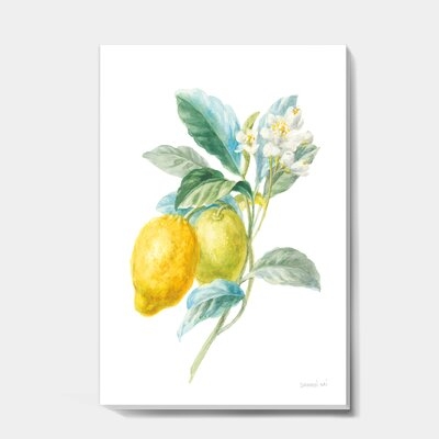 Floursack Lemon II - Wrapped Canvas Painting Print - Image 0