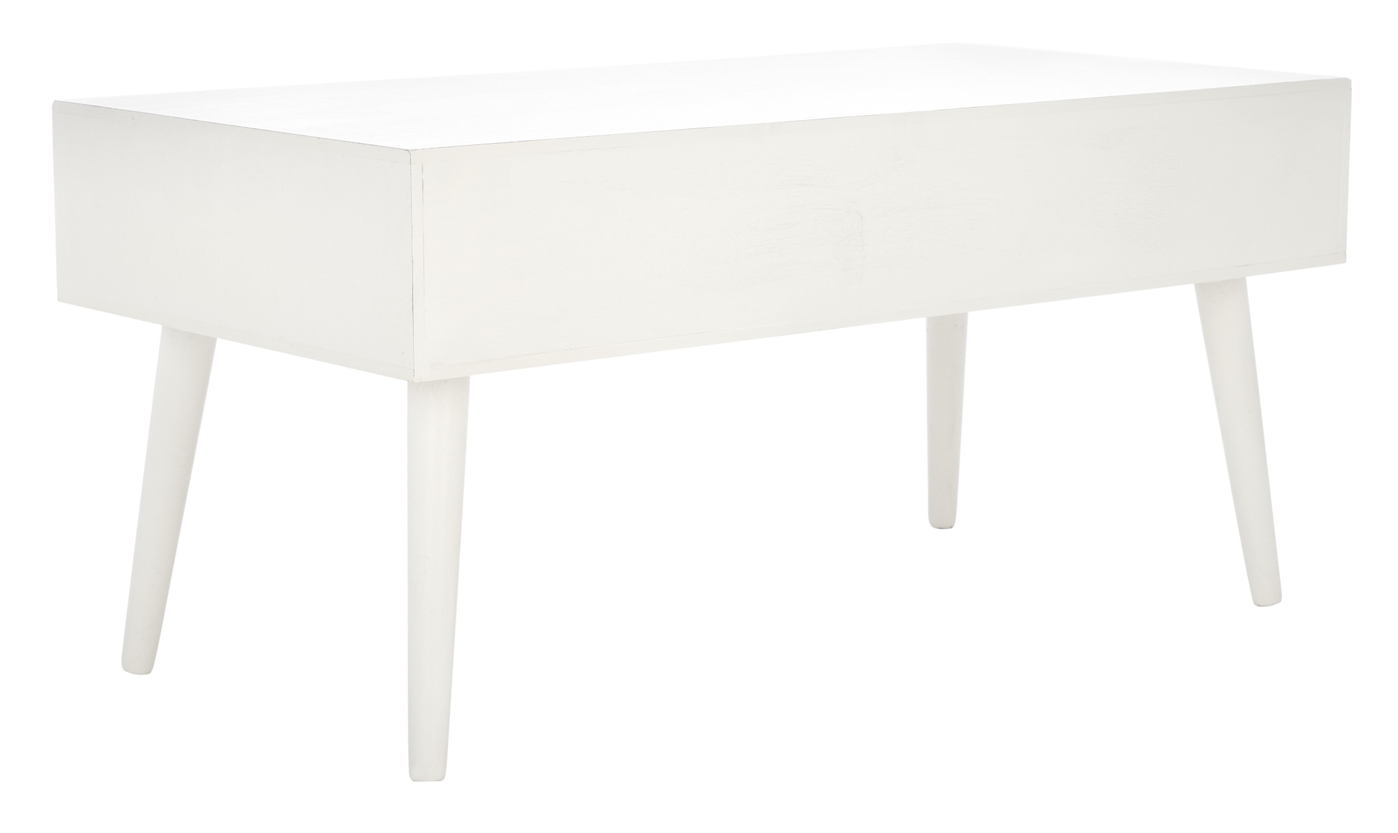 Mozart Mid - Century Coffee Table - Distressed White - Safavieh - Image 7