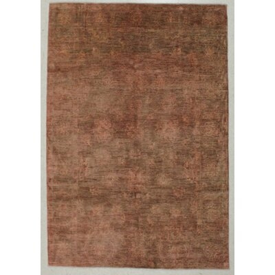 One-of-a-Kind Alcona Hand-Knotted Kazak Rust 5'5" x 7'11" Wool Area Rug - Image 0