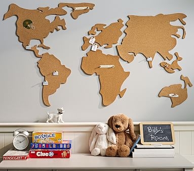 World Map Corkboard - Image 0