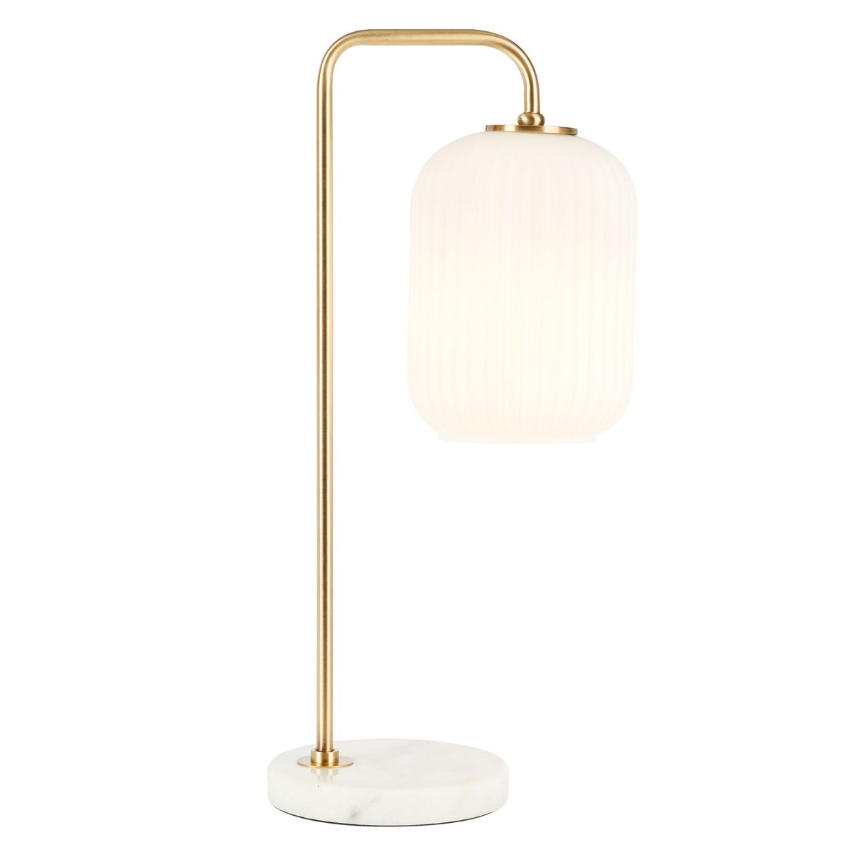 Santina 20" Table Lamp - Gold/White - Image 3