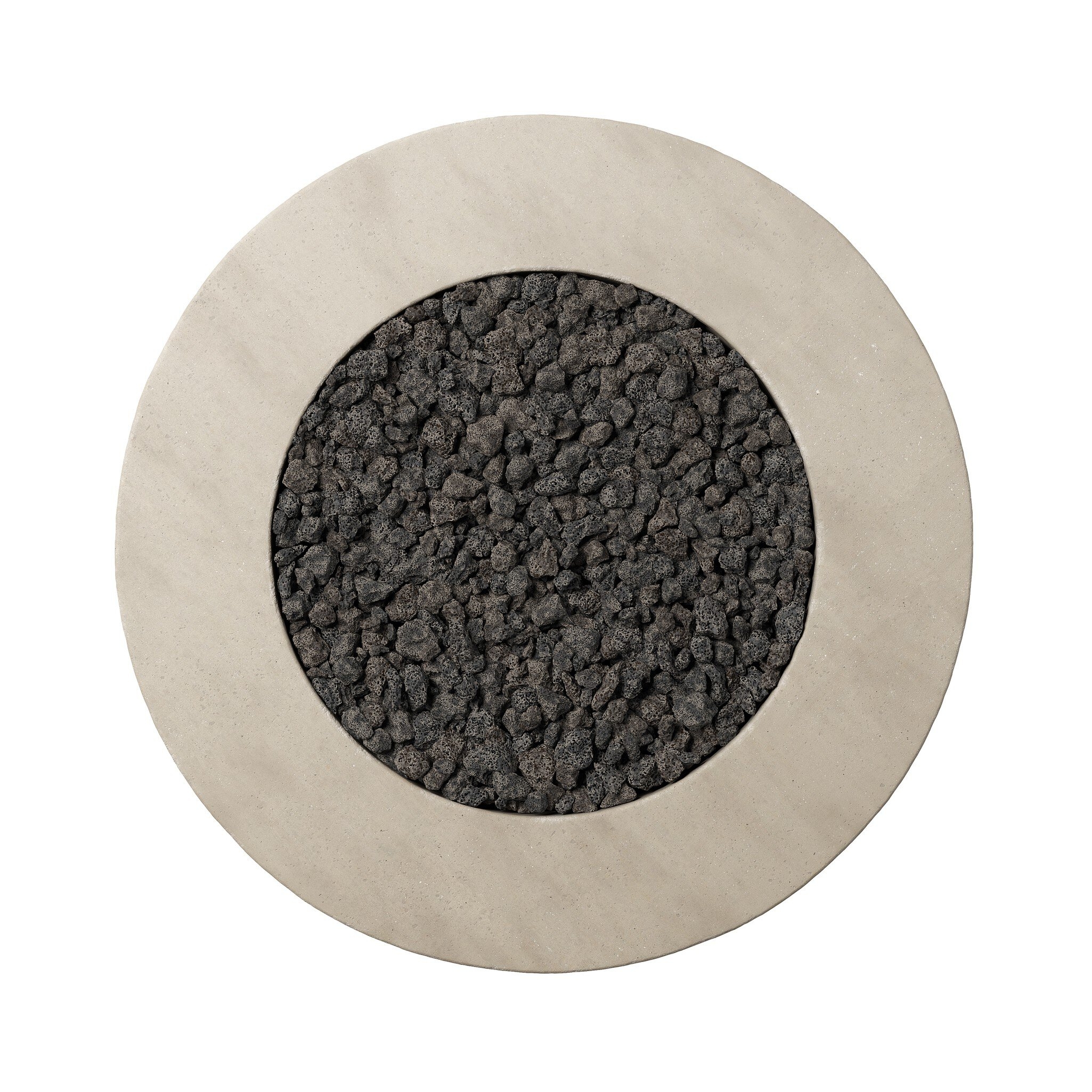 Damian Outdoor Fire Table - Natural Concrete - Image 5