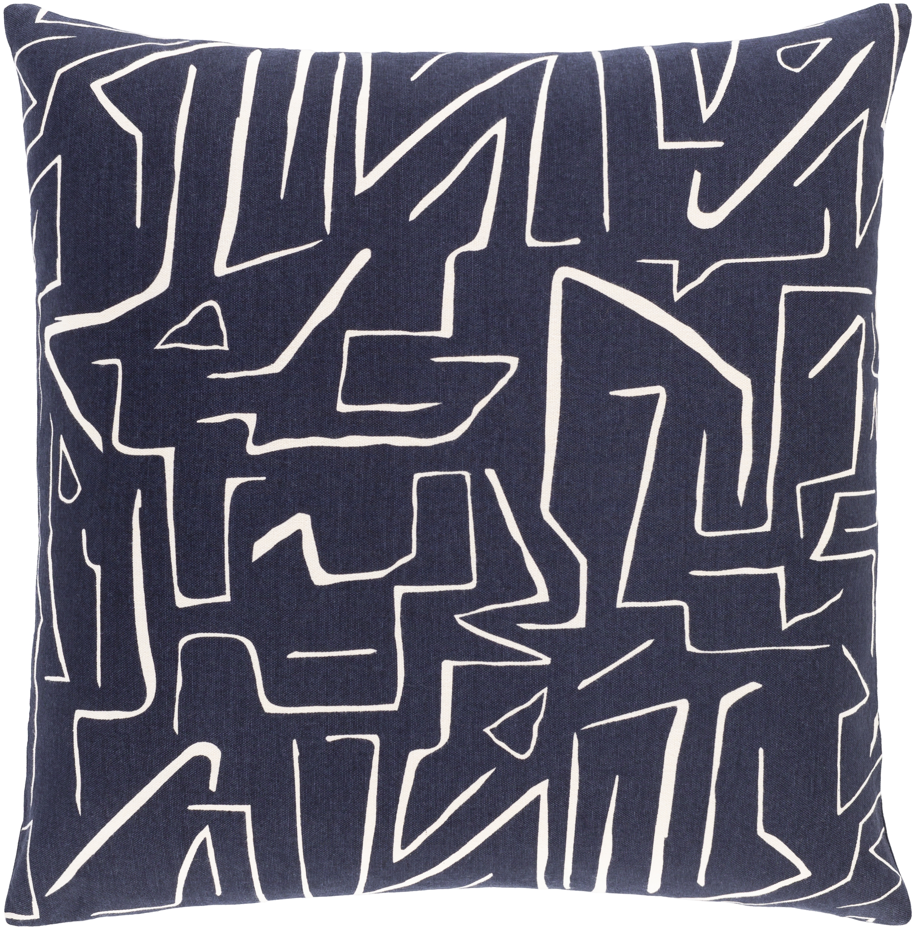 Bogolani Throw Pillow, 20" x 20", with down insert - Image 0