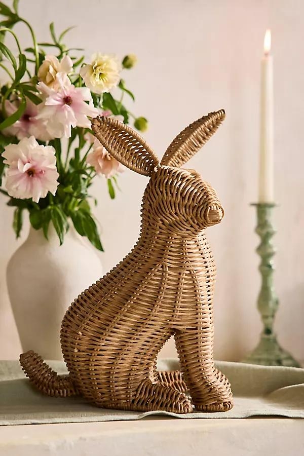 Wicker Bunny, Sitting - Image 0