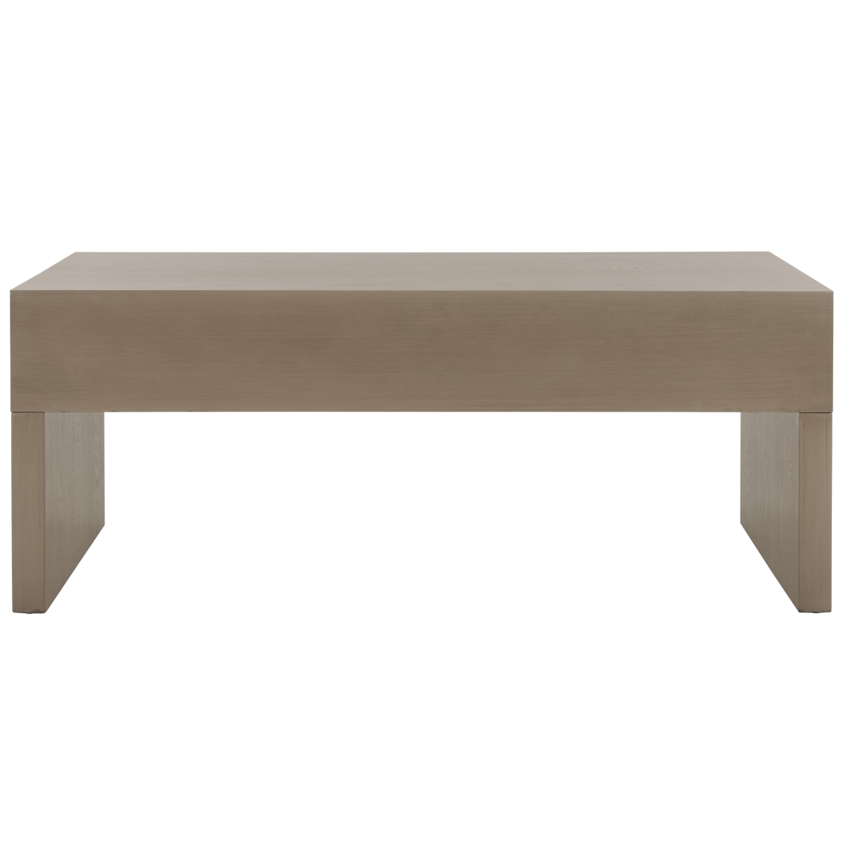 Rune Coffee Table W/ Drawers - Sandy Grey - Safavieh - Image 7