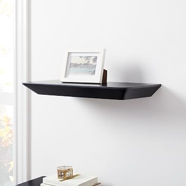 Slim Floating Shelves, Black, 4' - Image 4