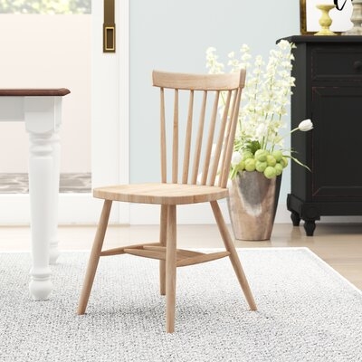 Sofia Solid Wood Slat Back Side Chair - Image 0
