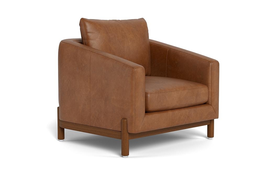 Oslo Leather Accent Chair - Image 1