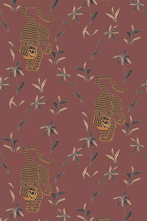 Stalking Tiger Traditional Wallpaper - Image 0