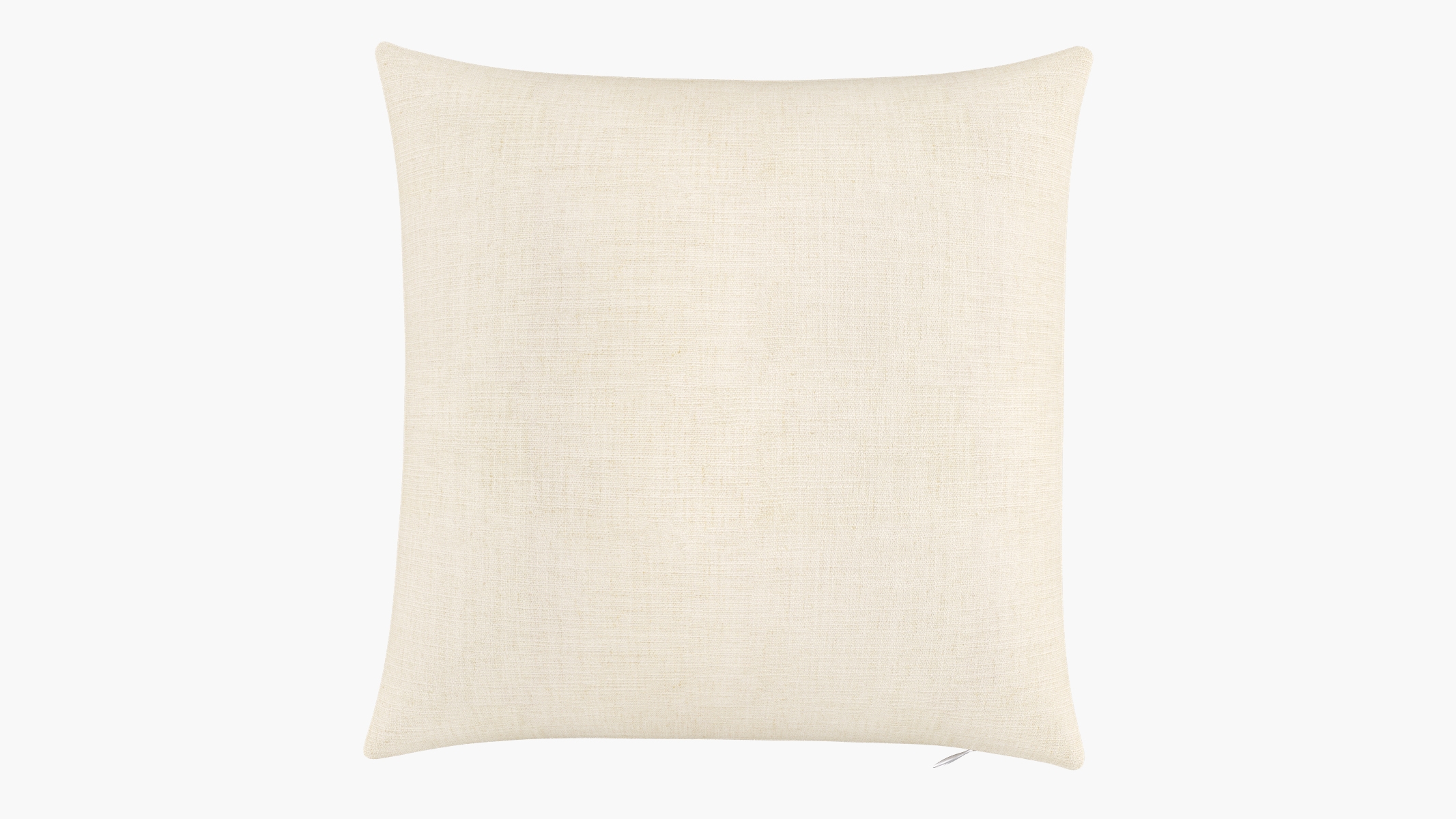 Throw Pillow 18", Talc Everyday Linen, 18" x 18" - Image 0