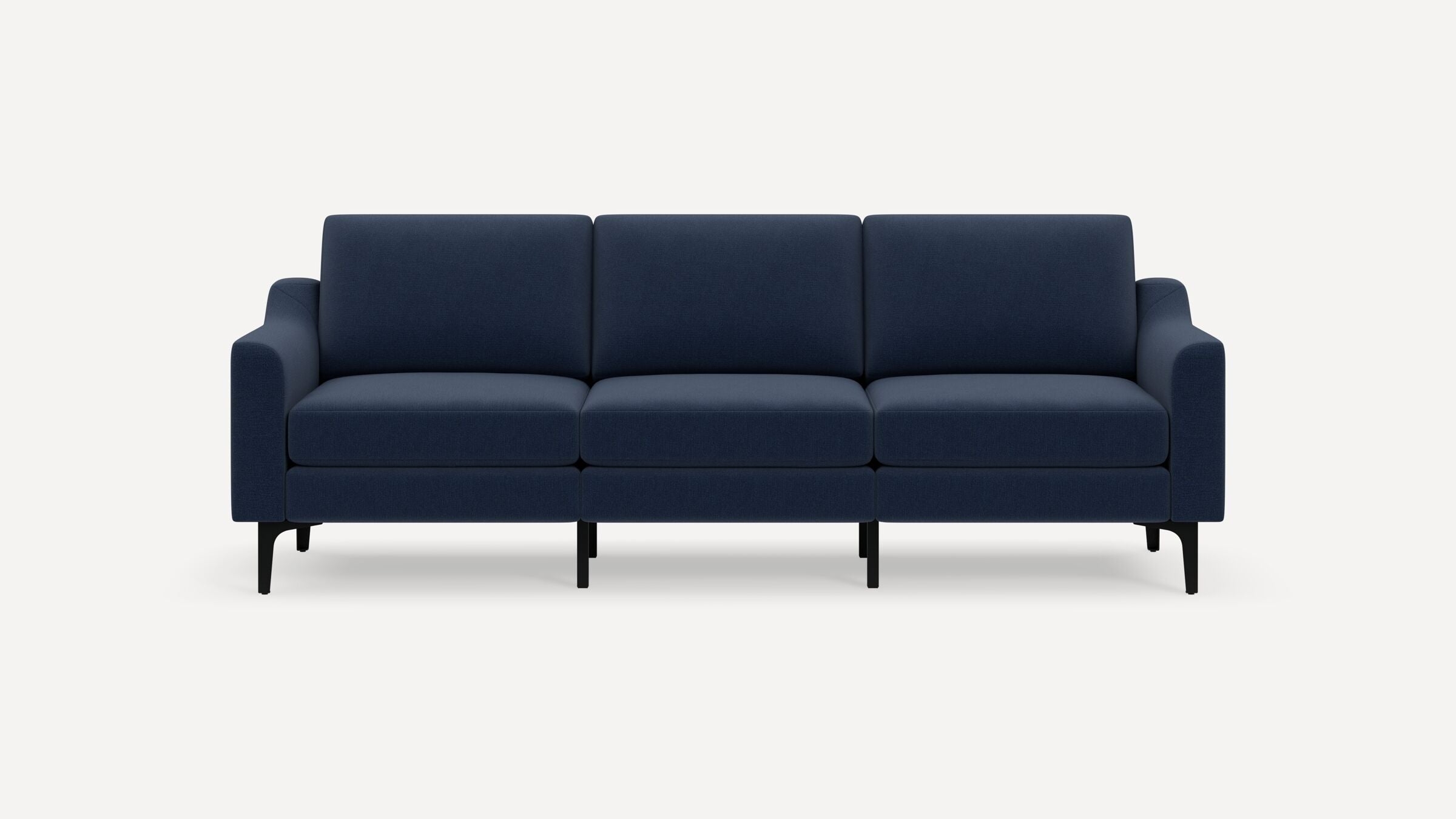 Nomad Sofa - Navy Blue - Performance Flatweave / Black - Metal / Slope - Image 0