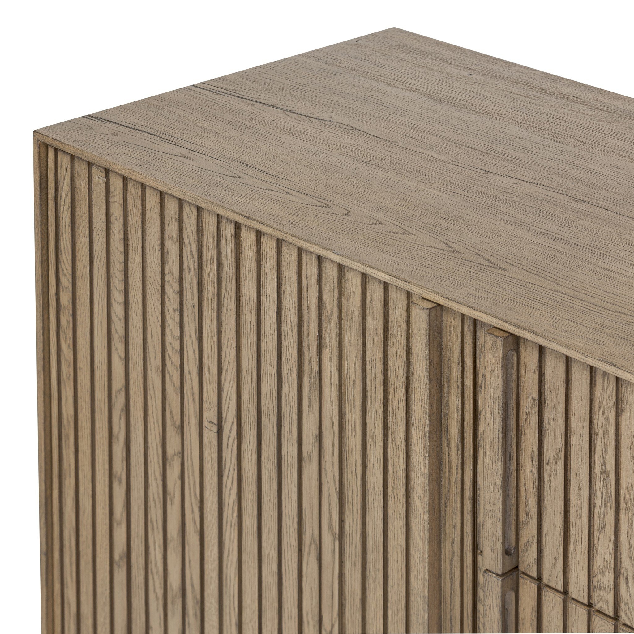 Leo Media Console - Rustic Grey - Image 6