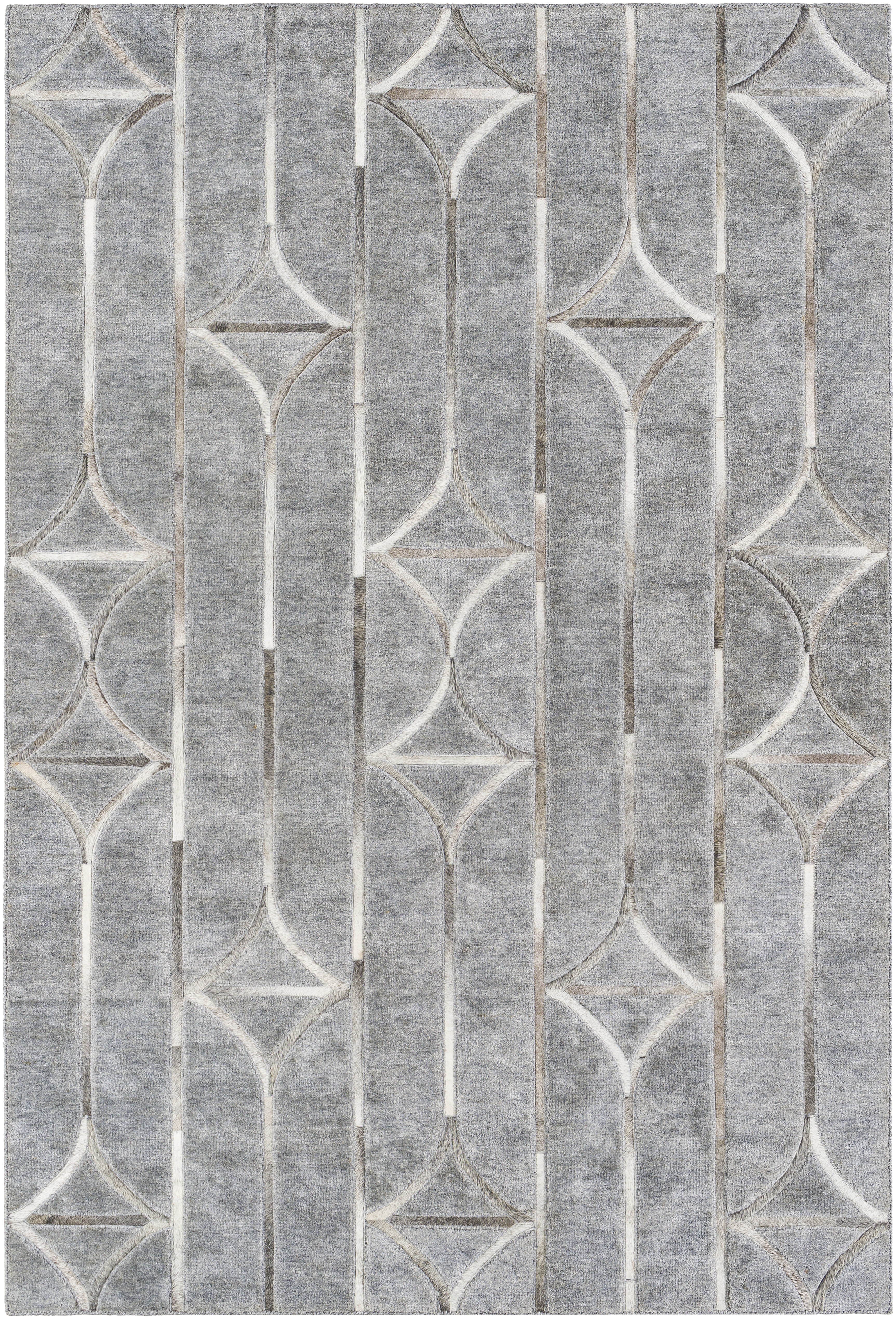 Eloquent Gray Indoor 10' x 14' Handmade Rug - Image 0