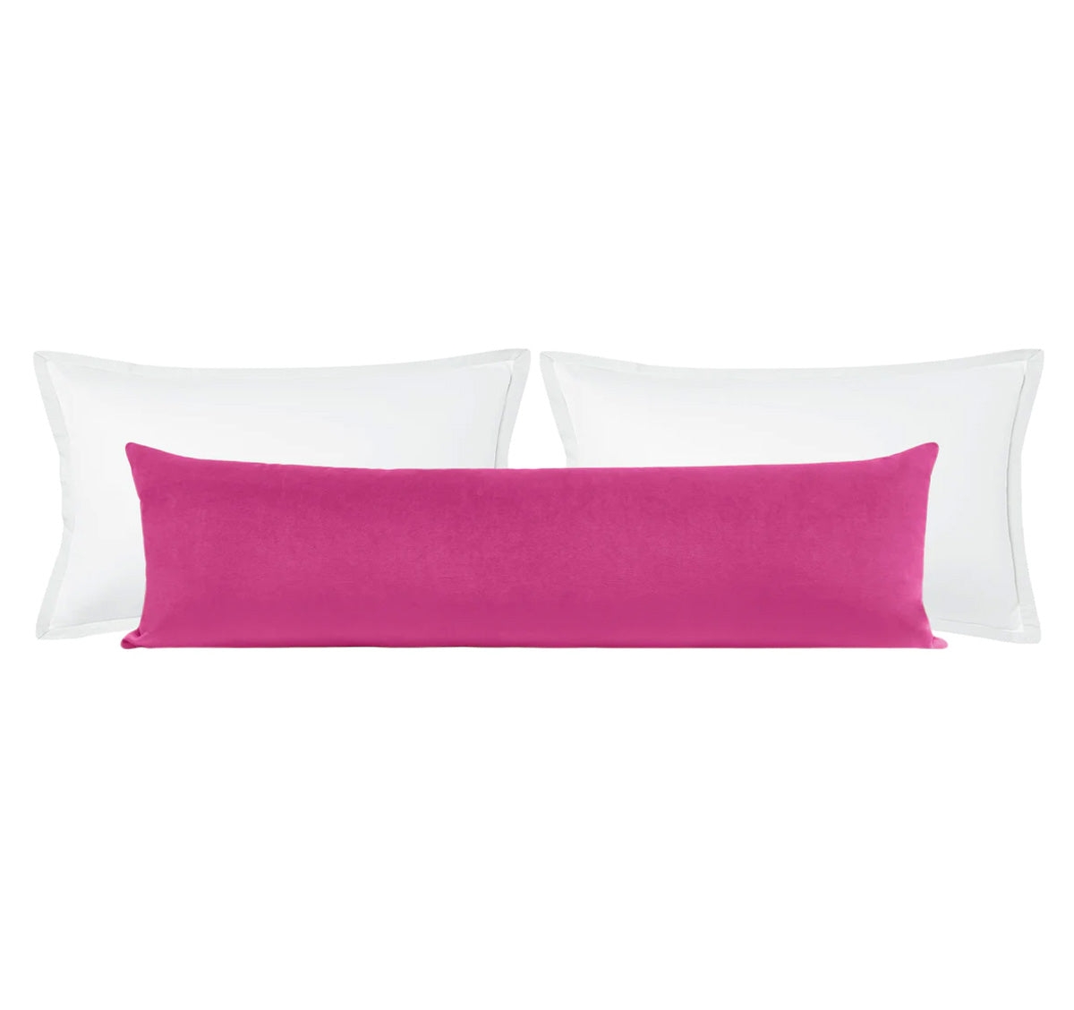 THE XL LUMBAR :: SOCIETY VELVET // CERISE - 14" X 48" - Image 0