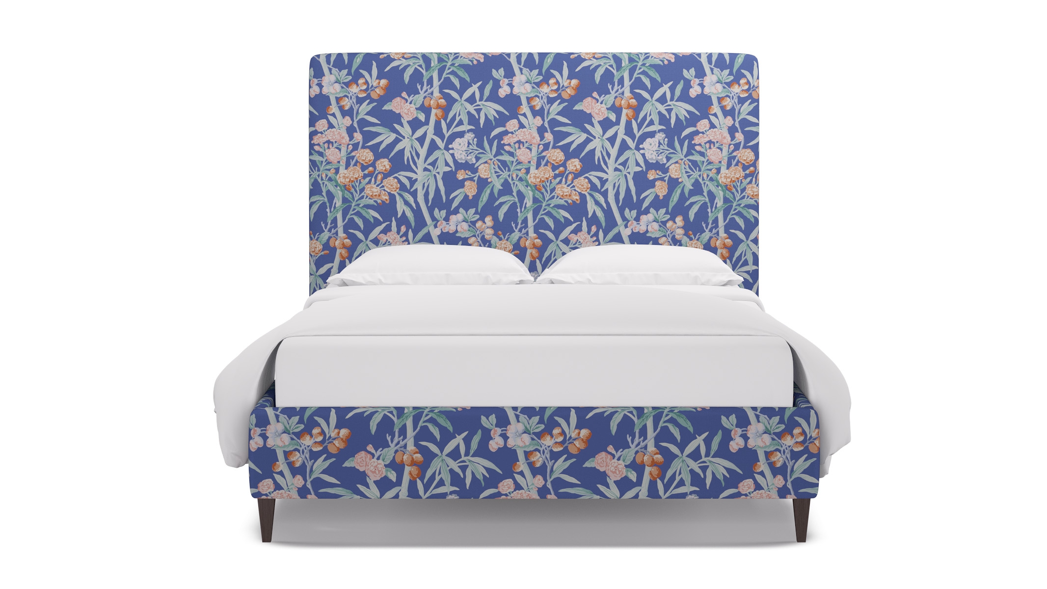 Classic Bed, Lapis Lanai, Espresso Square Tapered Leg, Queen - Image 0