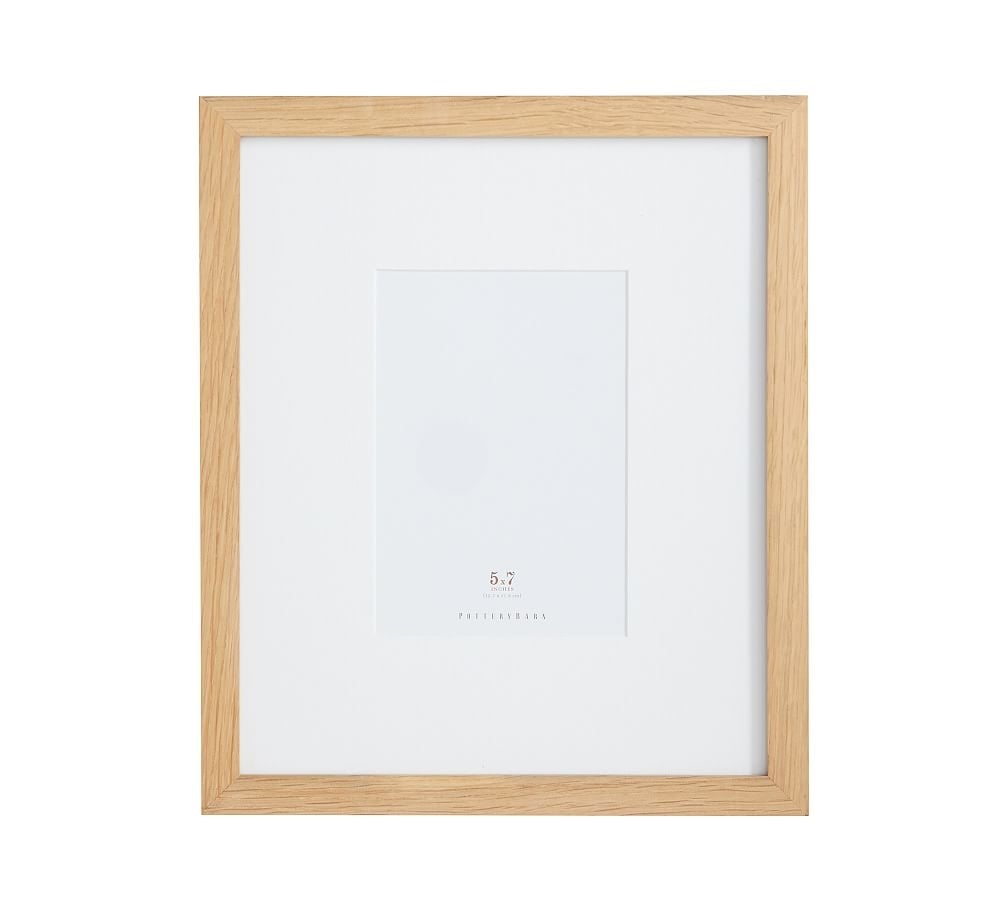 Wood Gallery Single Opening Frame - 5x7 (11x13 Without Mat) - Natural - Image 0