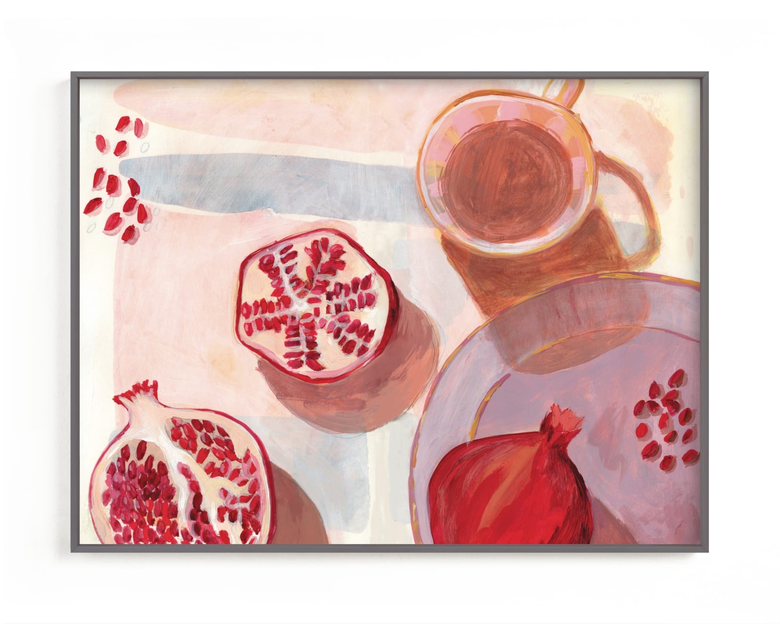 Pomegranate Flatlay Study Limited Edition Fine Art Print 2 - Image 0