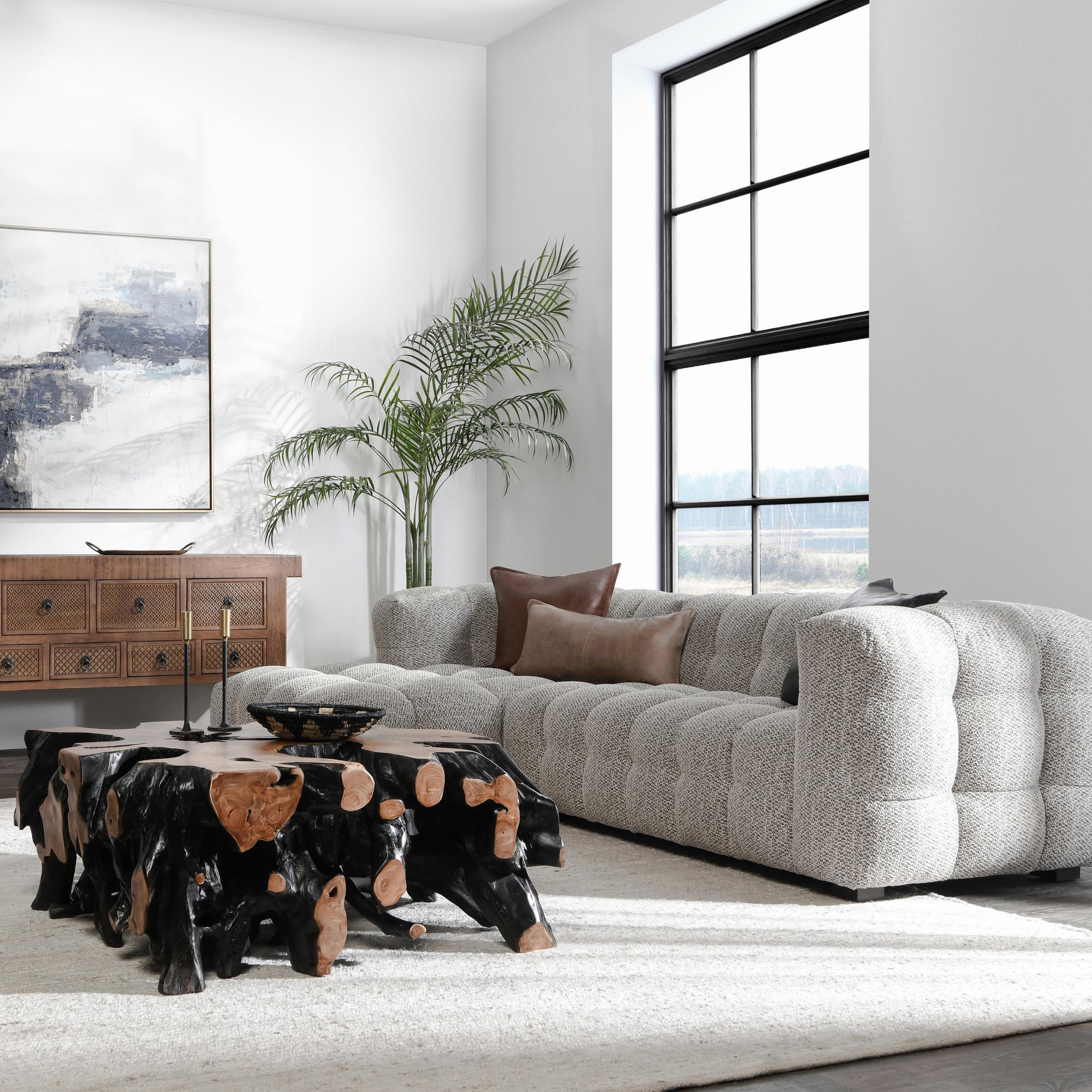 Walter Sectional w/LAF Chaise Taupe - Image 7