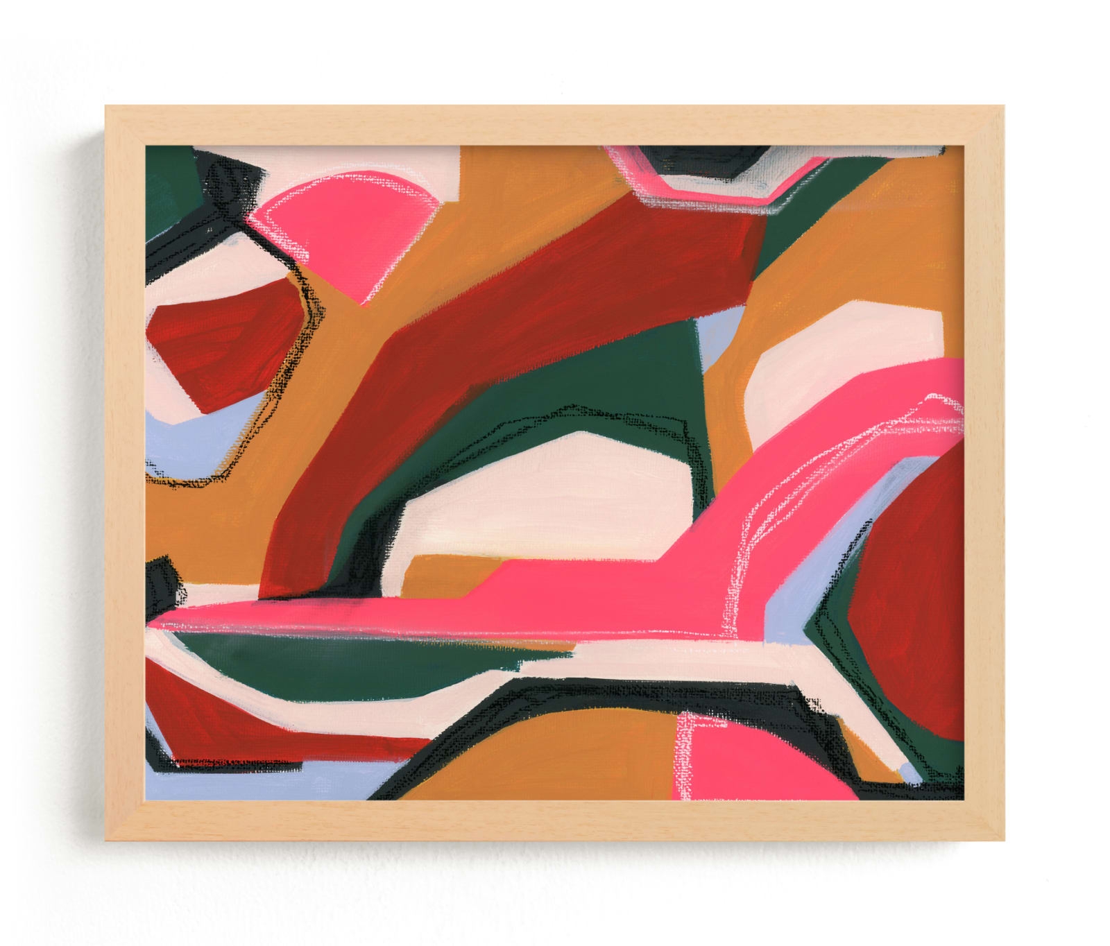 Deep Pink Division Limited Edition Fine Art Print 2 - Image 0