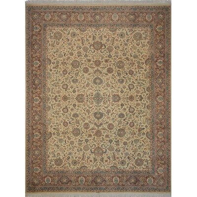One-of-a-Kind Rakowski Hand-Knotted Brown 9'2" x 12'3" Wool Area Rug - Image 0