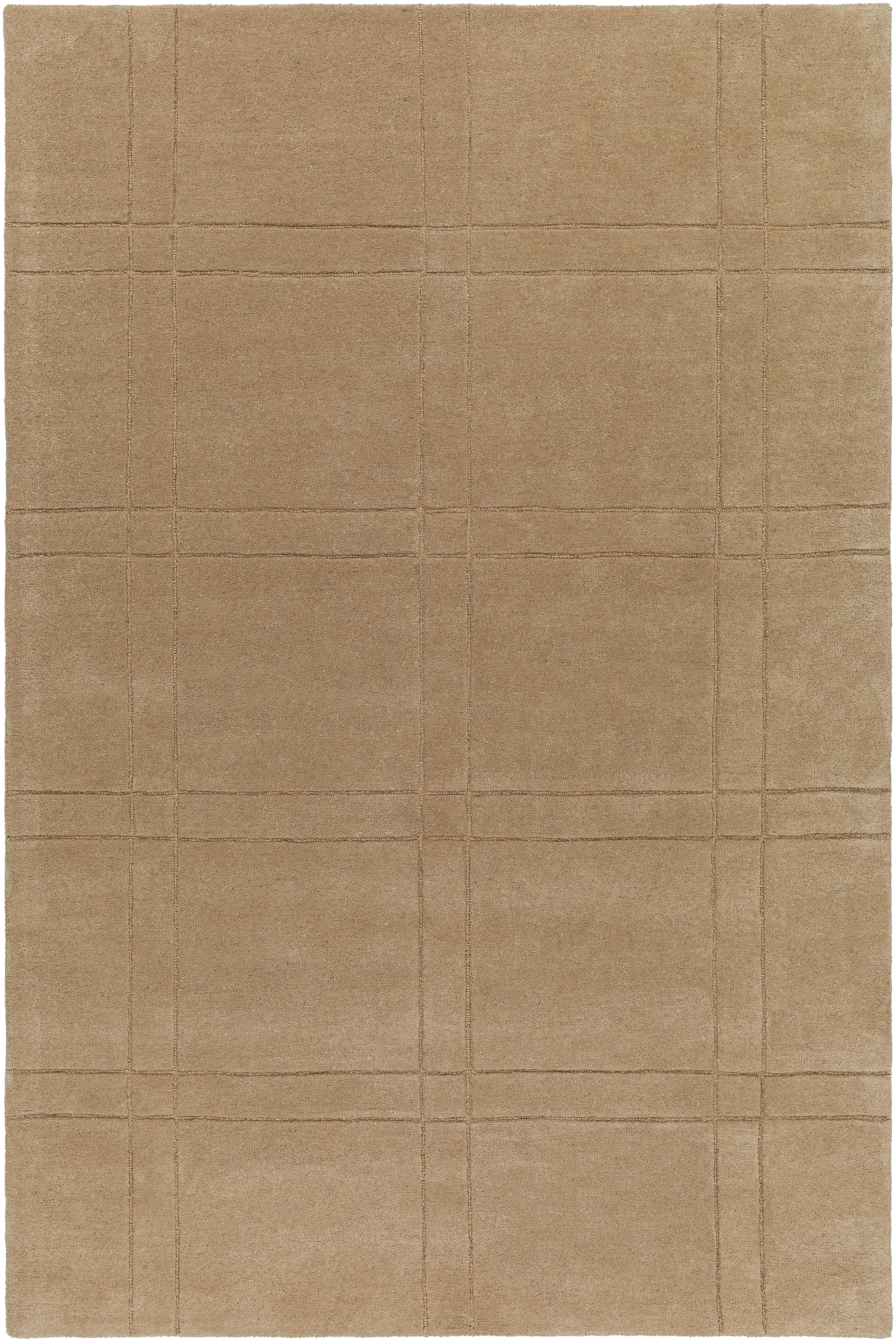 Brook Brown Indoor 6' x 9' Handmade Rug - Image 0