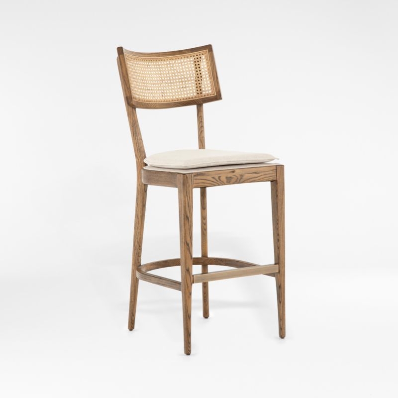 Libby Cane Counter Stool, Natural - Image 2