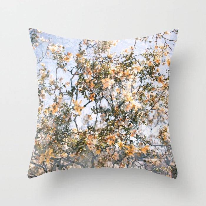Floral Iii Couch Throw Pillow by Hannah Kemp - Cover (20" x 20") with pillow insert - Outdoor Pillow - Image 0