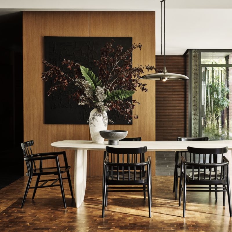 Spigolo 107" Bleached Oak Dining Table by goop - Image 1