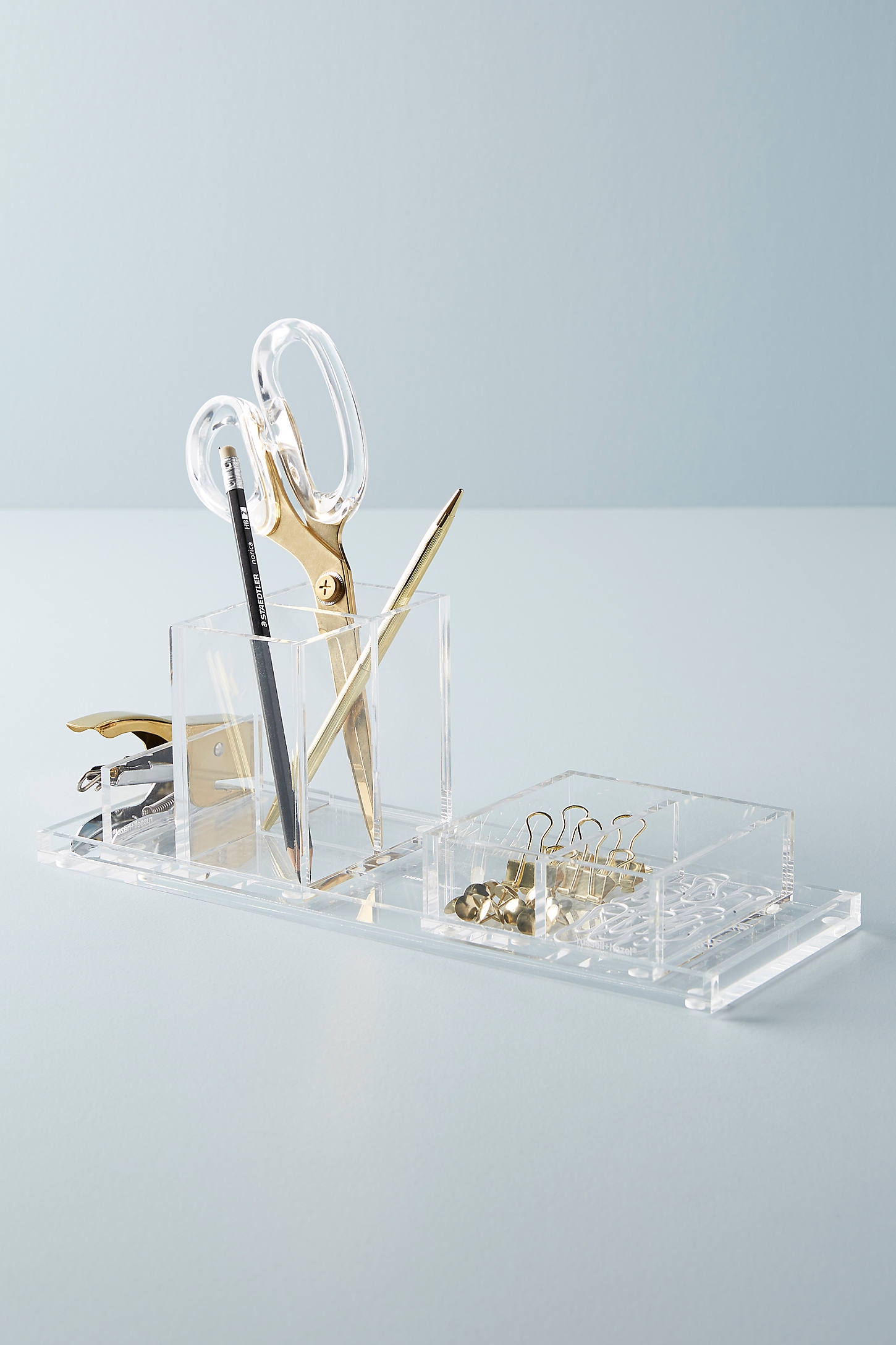 Acrylic Bloc Starter Desk Set Organizer - Image 0