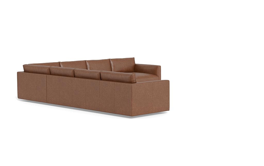 Lukas Leather 3-Piece 6-Seat Corner Sectional - Image 1