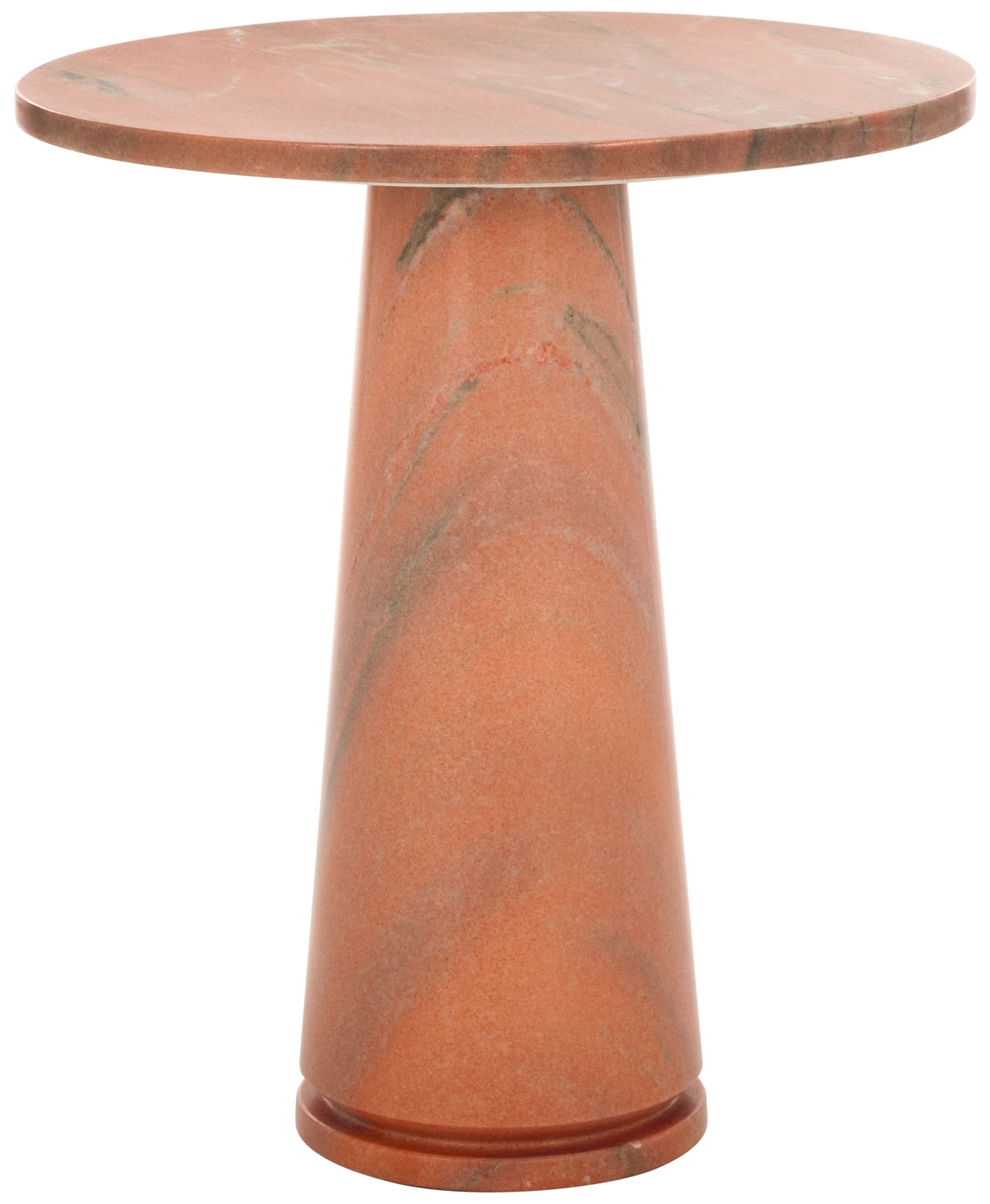 Valentia Tall Marble Accent Table - Clay - Image 0