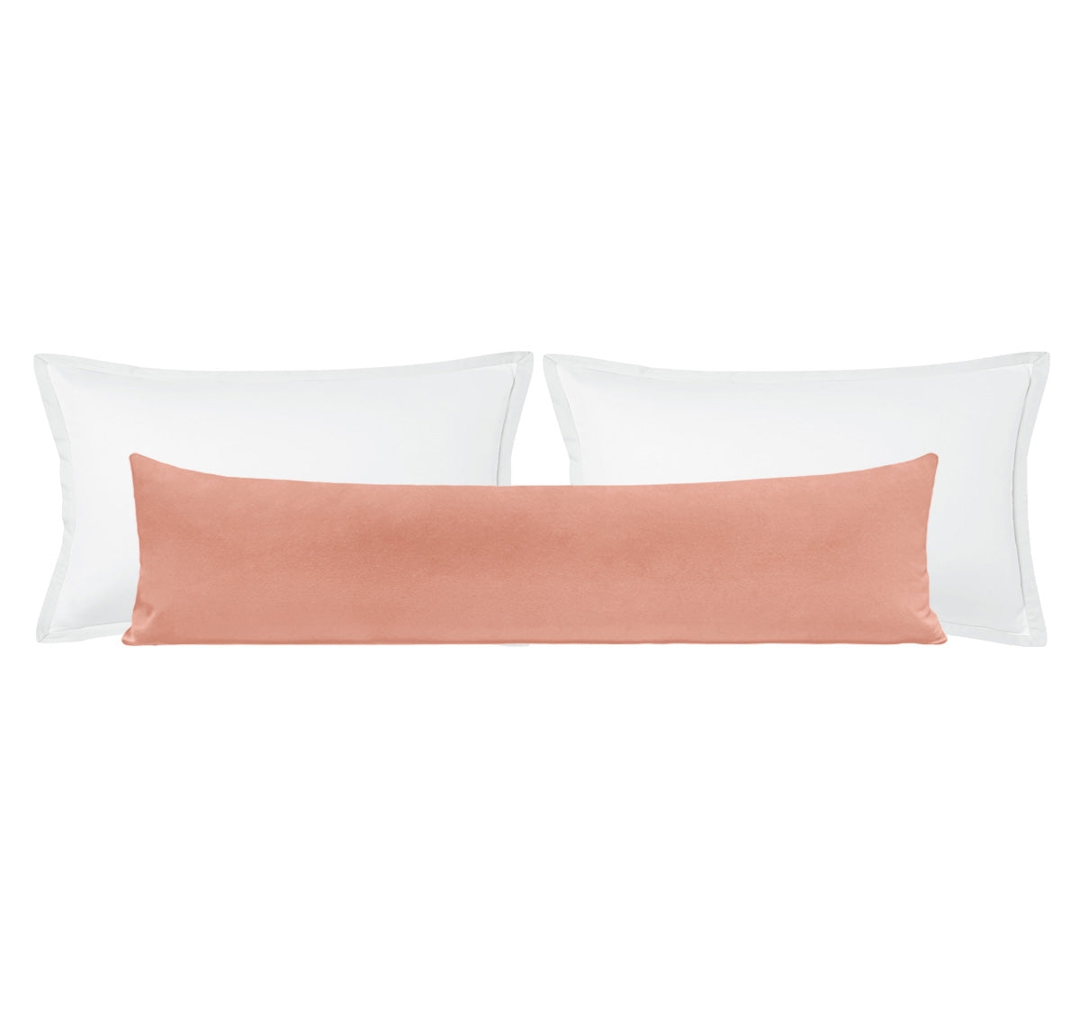 THE XL LUMBAR :: SIGNATURE VELVET // BLUSH - BY THE YARD - Image 0