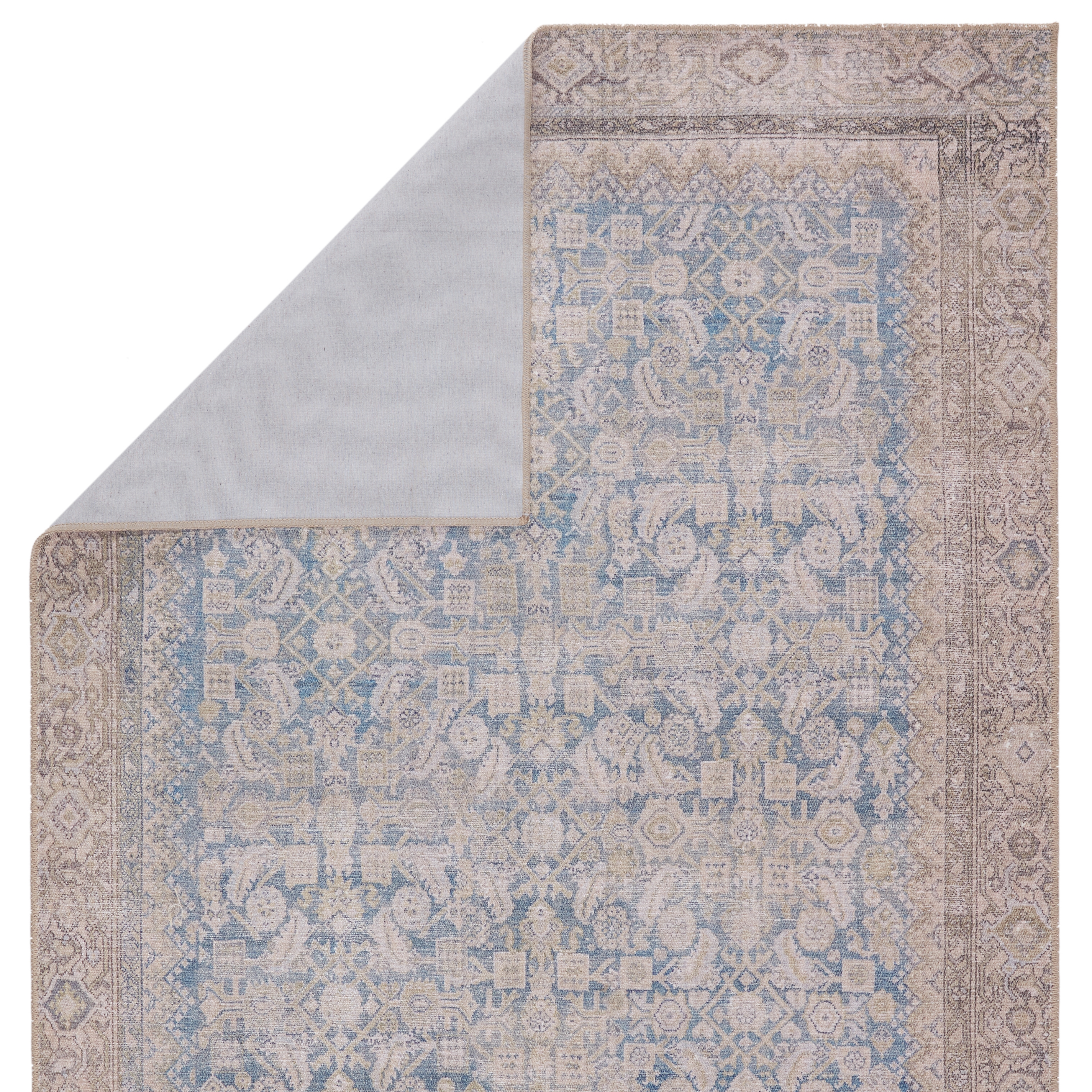 Vibe by Royse Oriental Blue/ Gray Area Rug (5'X7'6") - Image 2