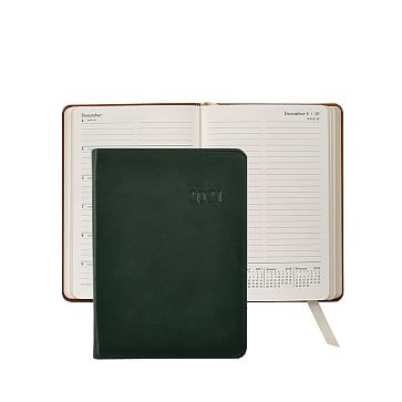 2021 Notebook, Calfskin, Black Traditional Leather - Image 2