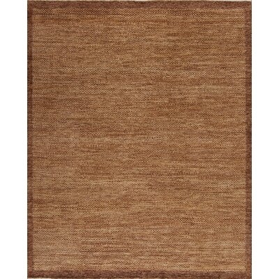 Hand Knotted Wool Brown Area Rug - Image 0