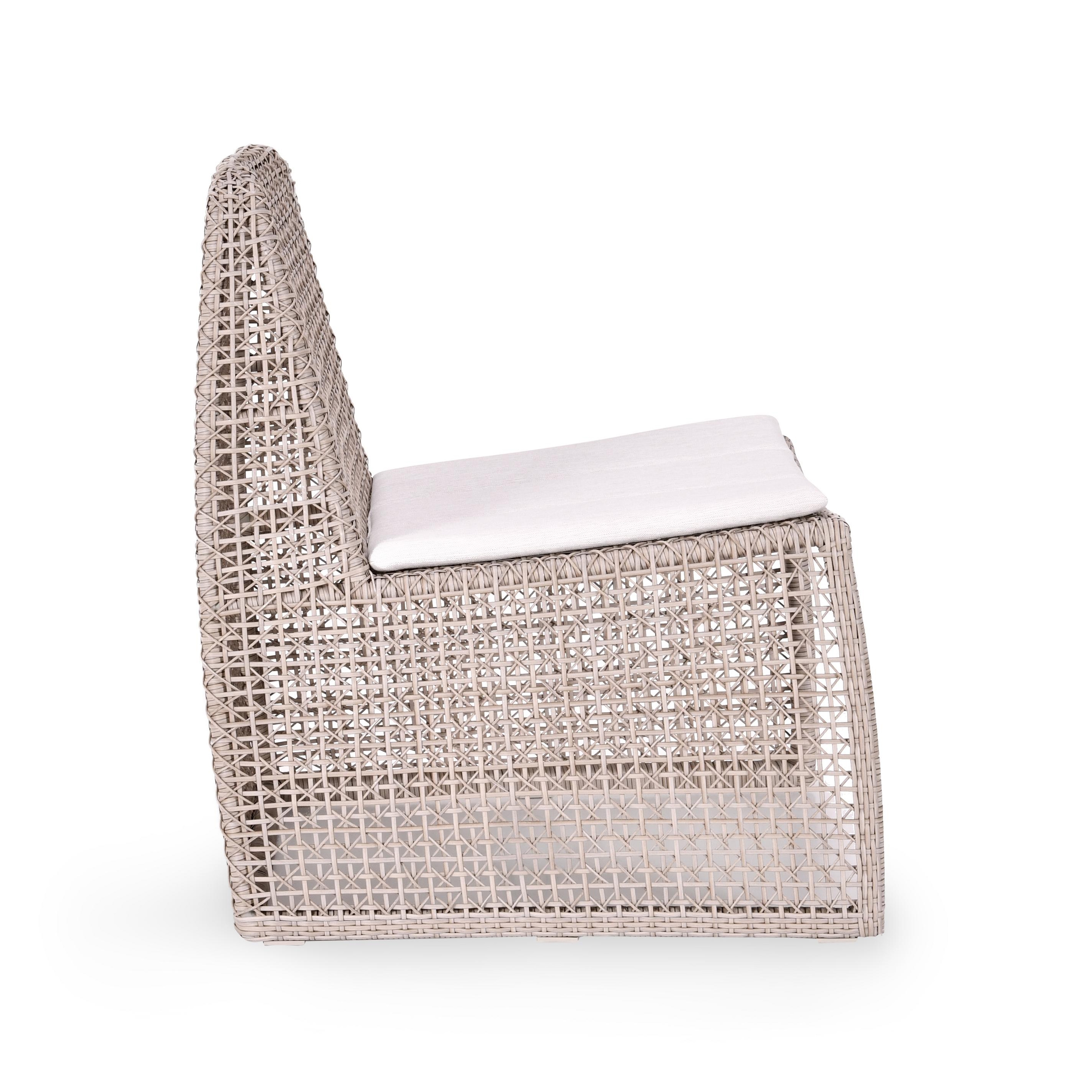 Michelle Outdoor Accent Chair Linen - Image 2