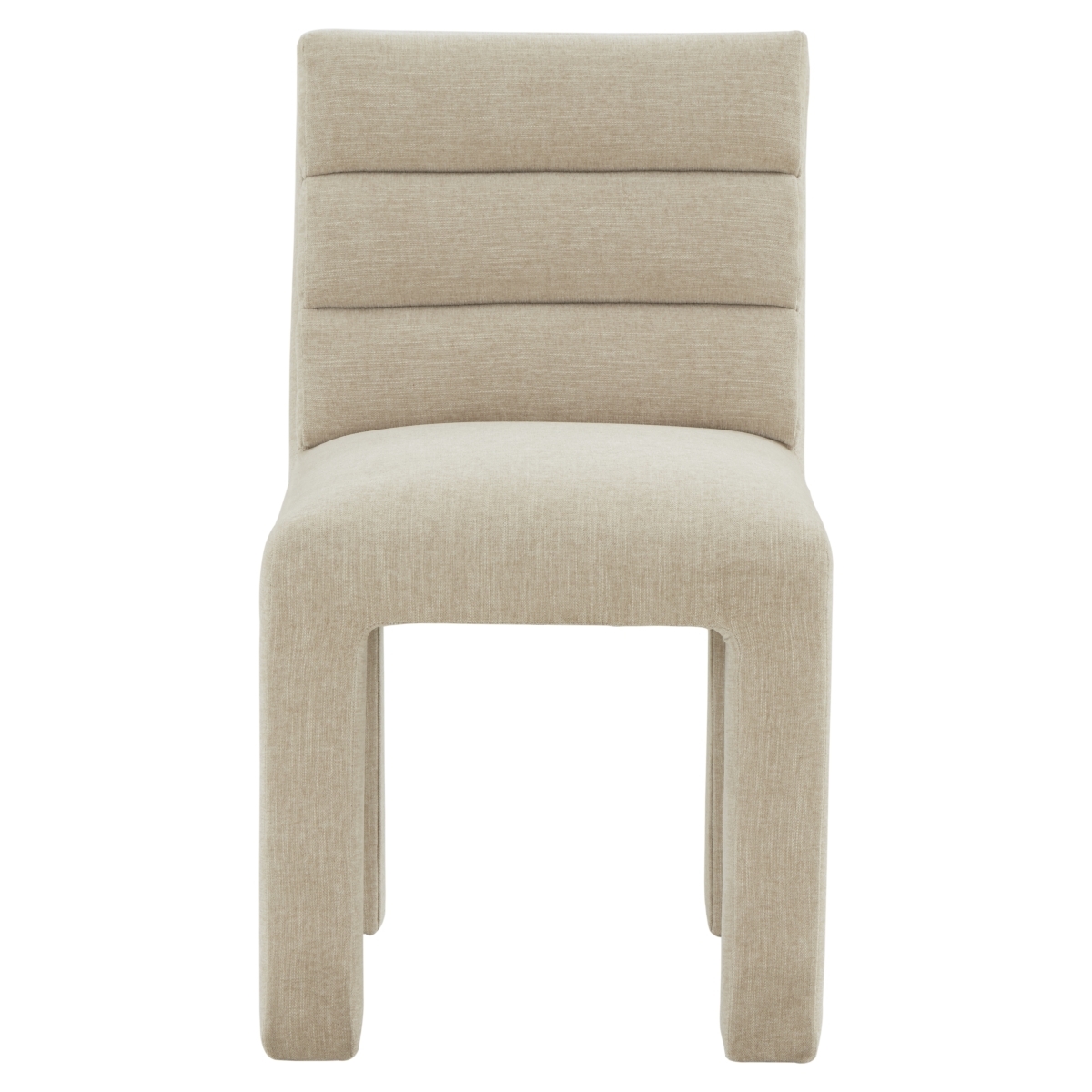 Pietro Tufted Dining Chiar - Beige - Image 0