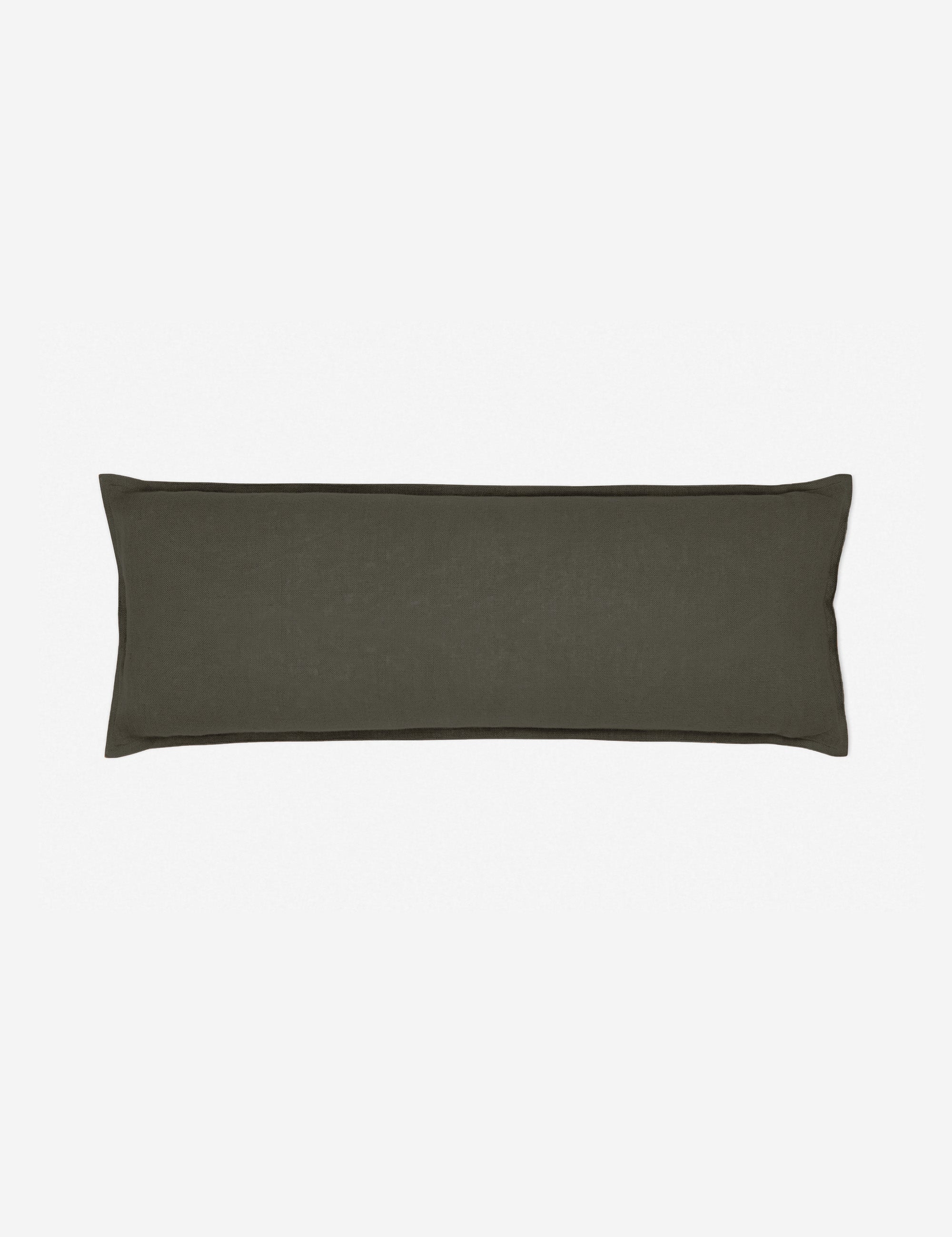 Arlo Linen Pillow - Aubergine / 13" x 20" - Image 13