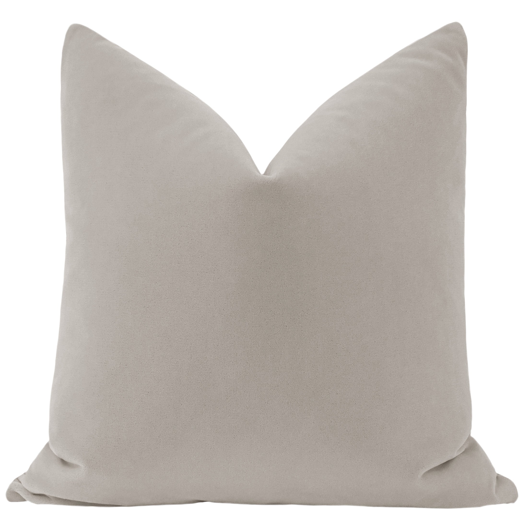 MOHAIR VELVET // DOVE GREY - BY THE YARD - Image 0