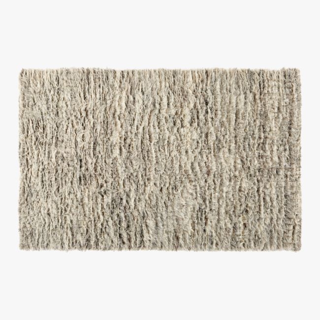 Auckland Natural Wool Shag Rug 5'x8' RESTOCK Early January 2022 - Image 0