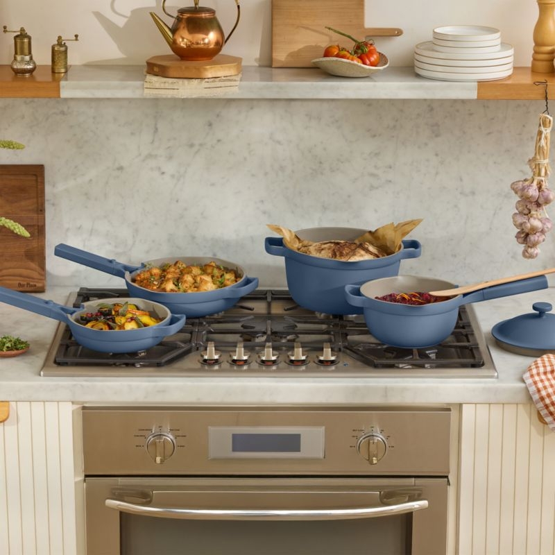 Our Place Blue Salt 13-Piece Cookware Set - Image 1