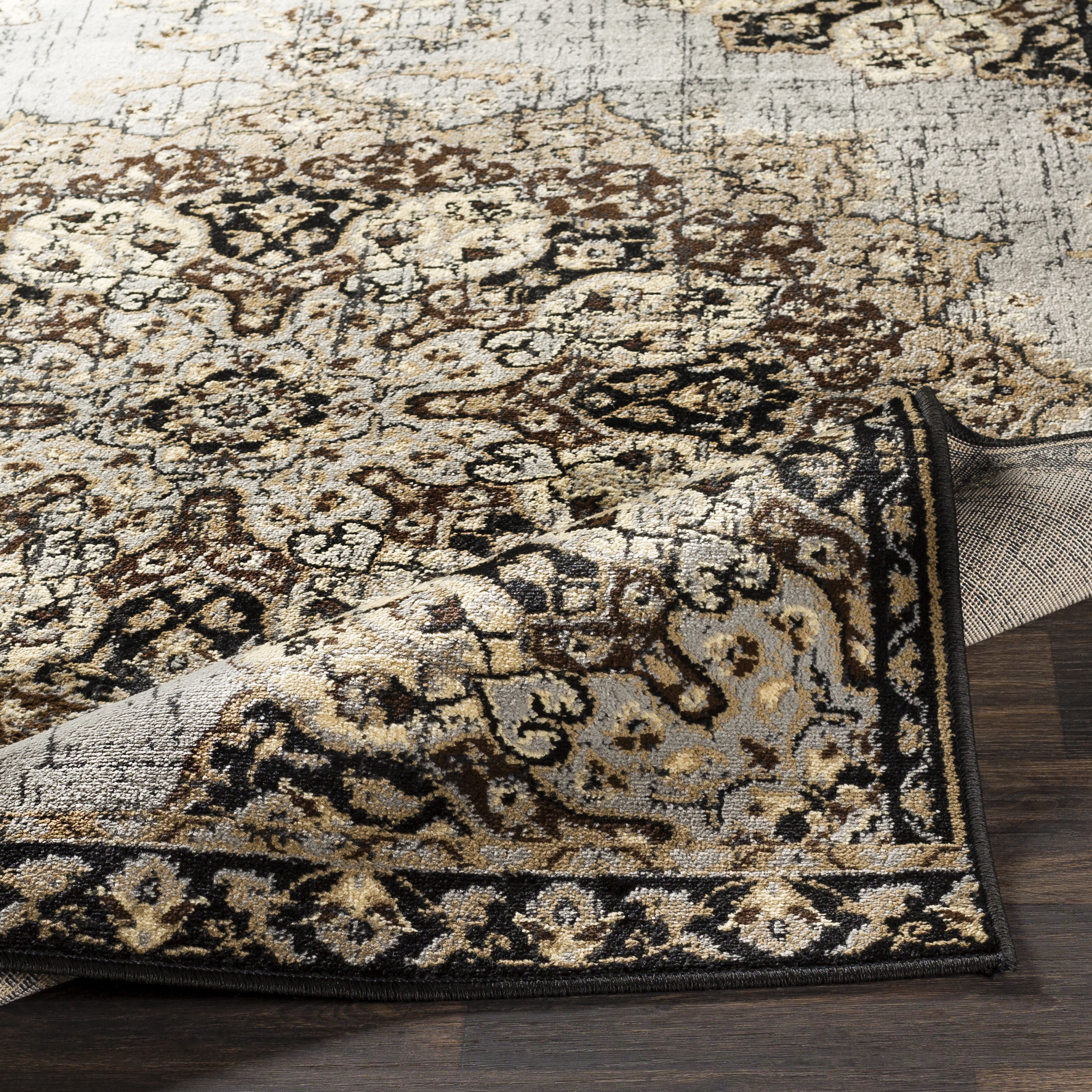 Paramount Gray Indoor 1'10" x 2'11" Machine Woven Rug - Image 4