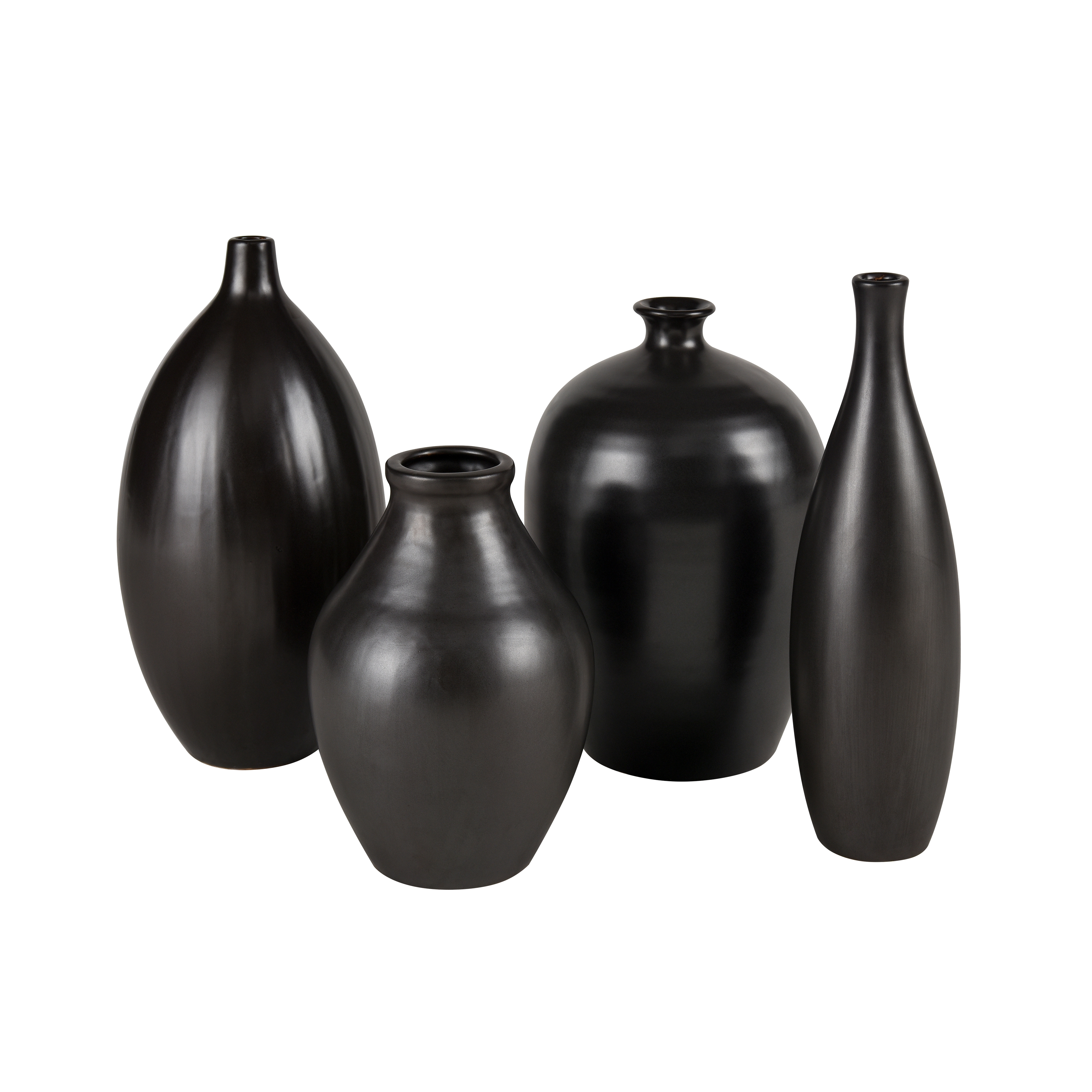 Faye Vase - Small Black - Image 1