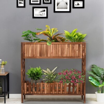 Flower Stand Plant Stand Flower Bed Plant Table Outdoor Patio Furniture Rack - Image 0