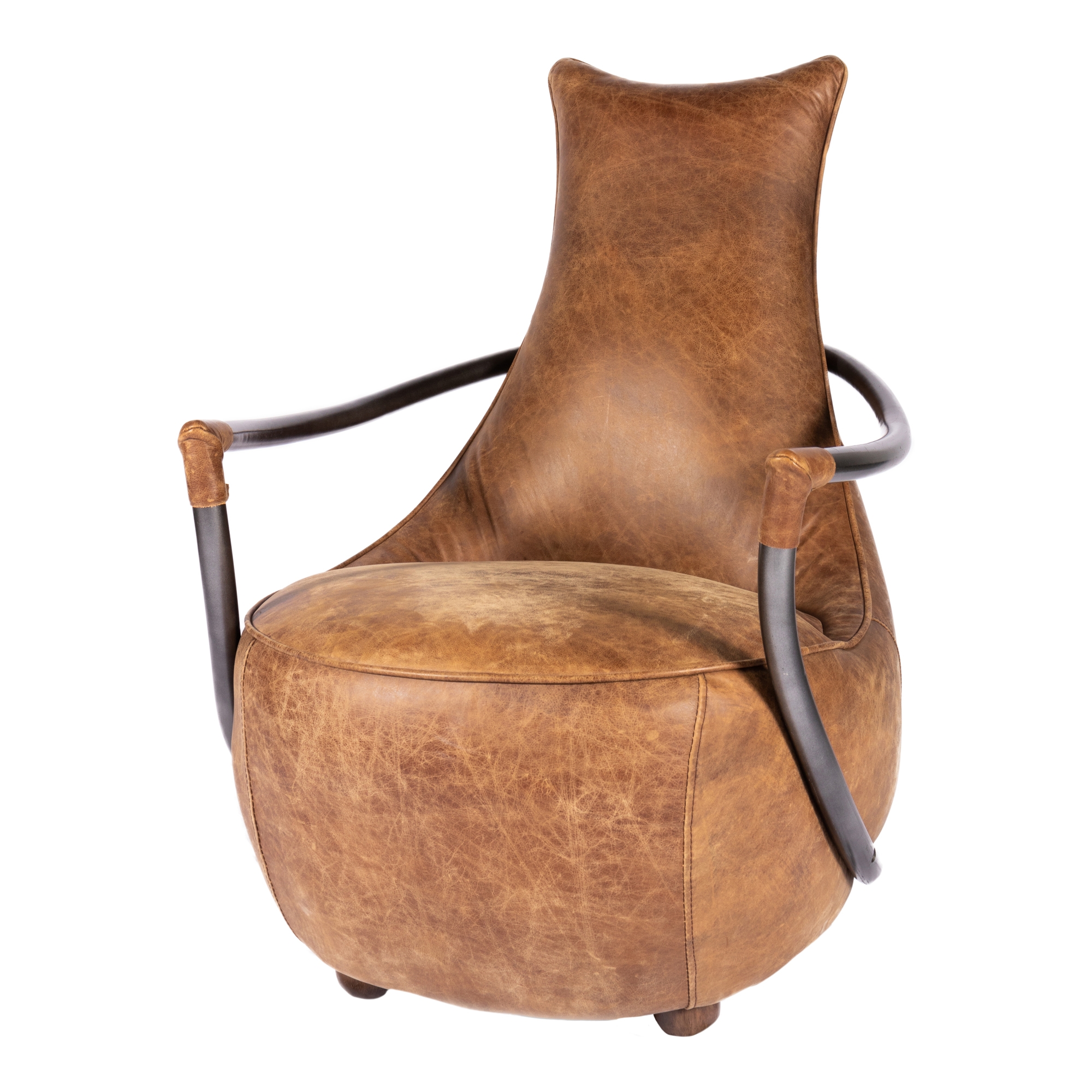 Carlisle Club Chair Brown - Image 4