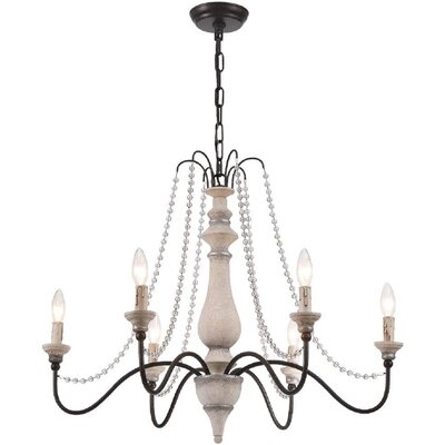 Mertens 6 - Light Candle Style Classic LED Chandelier - Image 0