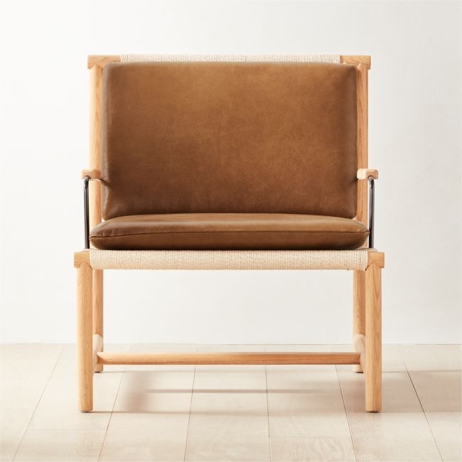Anacapa Saddle Leather Lounge Chair - Image 0