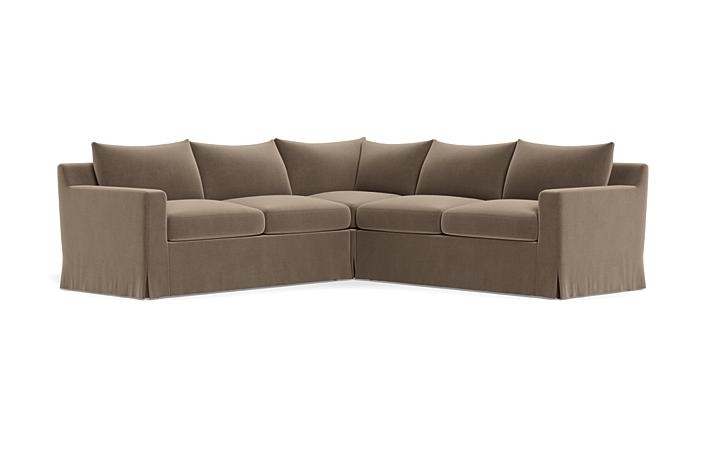 Sloan Slipcovered Corner 4-Seat Sectional Sofa - Image 1