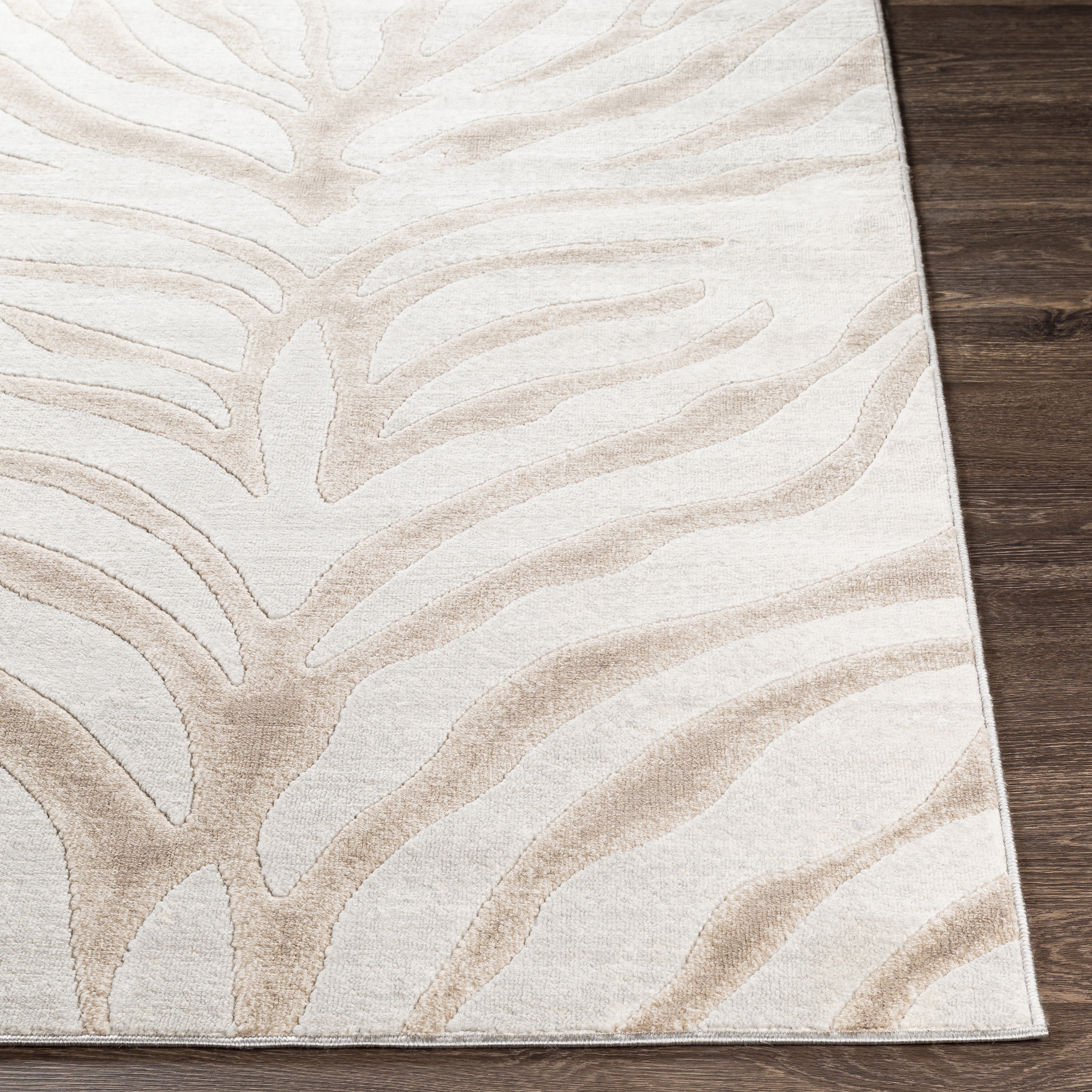 Remy Beige Indoor 7'10" x 10' Machine Woven Rug - Image 2
