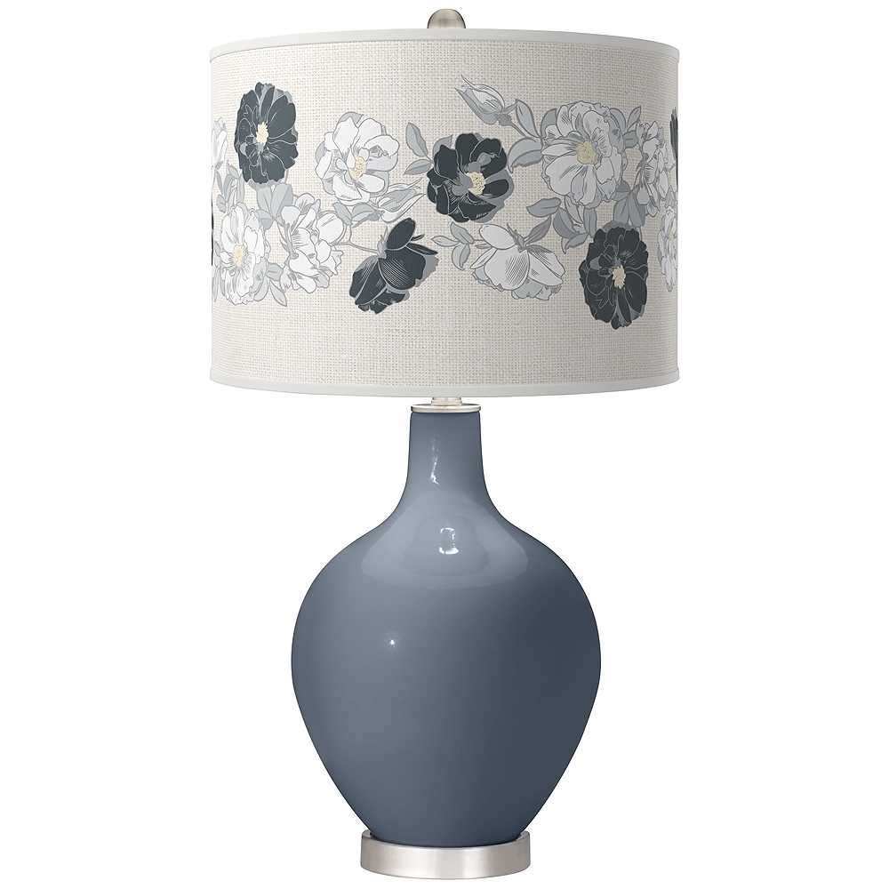 Granite Peak Rose Bouquet Ovo Table Lamp - Image 0